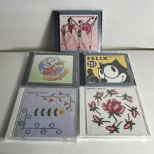 Lot of 5 Janome Embroidery Memory Cards SEE PICTURES FOR DETAILS 3 New