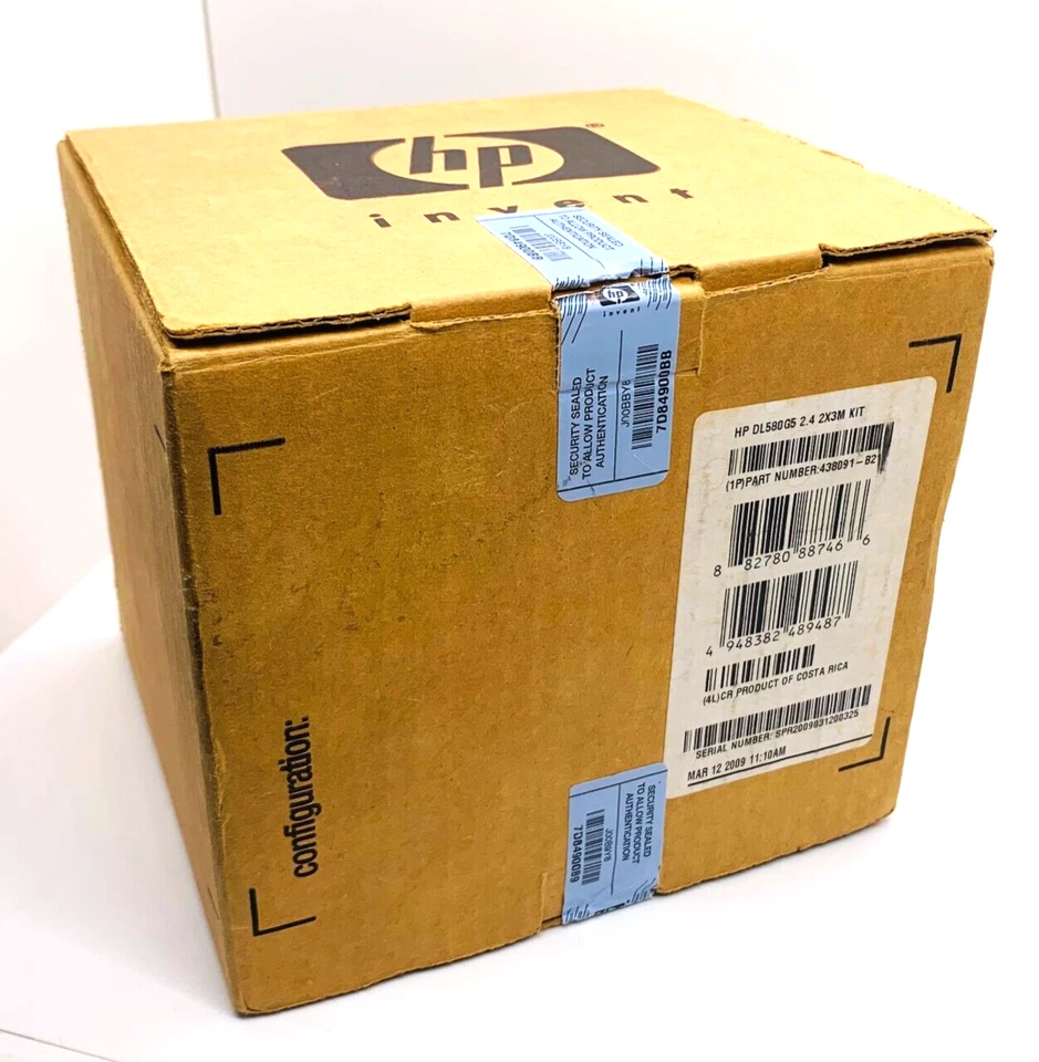 New Open Box HP DL580G5 Xeon E7440 2.4Ghz 4-Core CPU Kit 438091-B21 w Heatsinks - Image 3 of 4