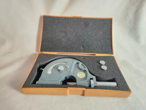 Mitutoyo 0-1” Dial Indicating Snap Gage No. 523-107  W/.0001” Res. Indicator 