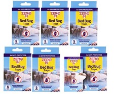 Zero In Bed Bug & Dust Mite Traps Monitors & Killes/Prevents Bed Bug Infestation