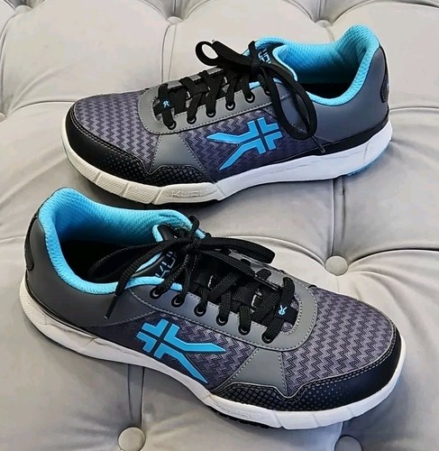 Kuru Quantum Walking sportliche bequeme Turnschuhe grau blau Damenschuhe 10,5 42
