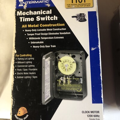 Intermatic T101 24 Hour Industrial Grade Indoor Time Seal In Plastic Row5