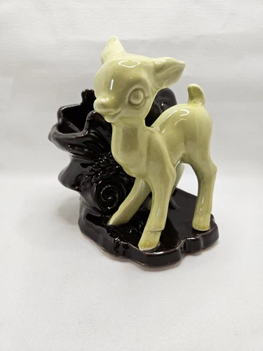 vintage shawnee pottery Babby Deer Fawn Planter.