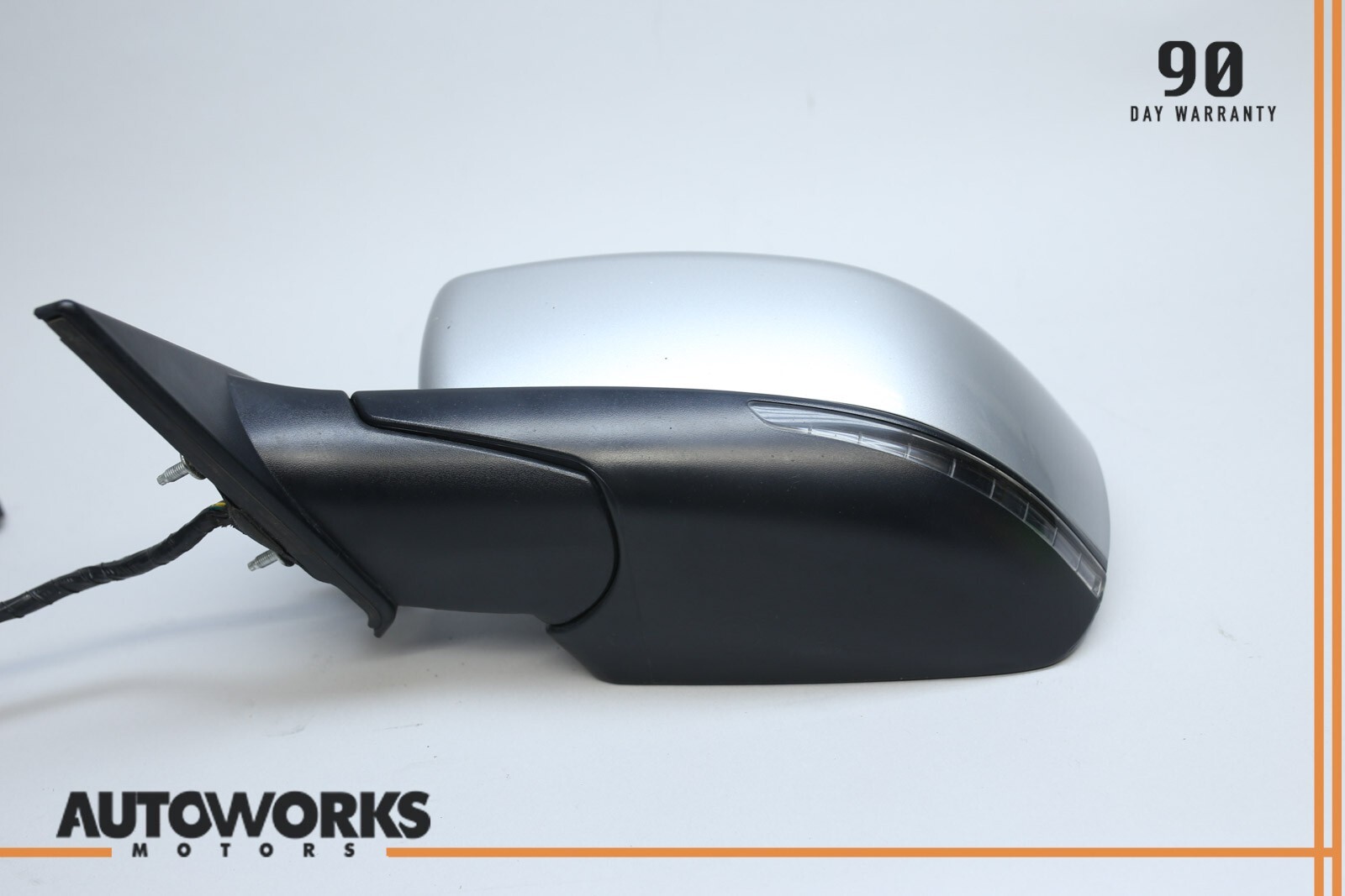 14-17 Maserati Ghibli M157 Left Driver Side Rear View Door Mirror Grigio Met OEM