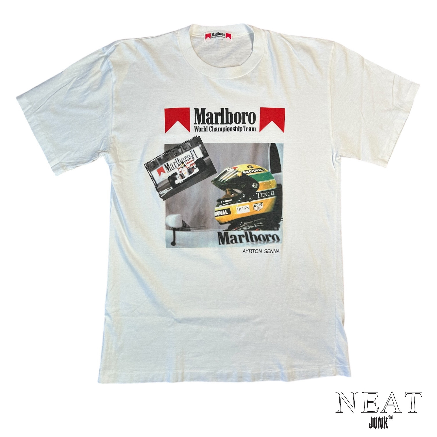 '93 Vintage F1 Mclaren Ayrton Senna Marlboro T-Shirt