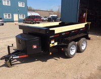 Miska 5'x8' Tandem Axle Dump Trailer
