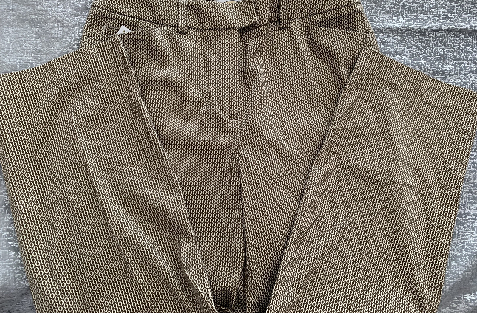 Talbots Patterned Capri Pants Tan/Khaki Women Str… - image 7