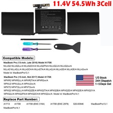 A1713 A1708 Battery For Apple MacBook Pro 13"  Late 2016 Mid 2017 EMC 3164 2978