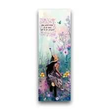 Born to believe bookmark unique handmade collectable page saver with artwork