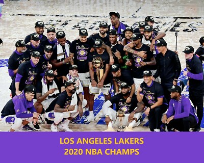 2020 LOS ANGELES LAKERS 8X10 TEAM PHOTO BASKETBALL PICTURE NBA LA