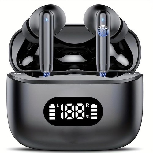 Wireless Earphone 40db Noise Cancelling Bluetooth 5.3 Headphone 6 Mic Enc with L - Picture 22 of 24