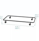 ECR4Kids Cozy Cot Trolley, Storage Cart, Grey