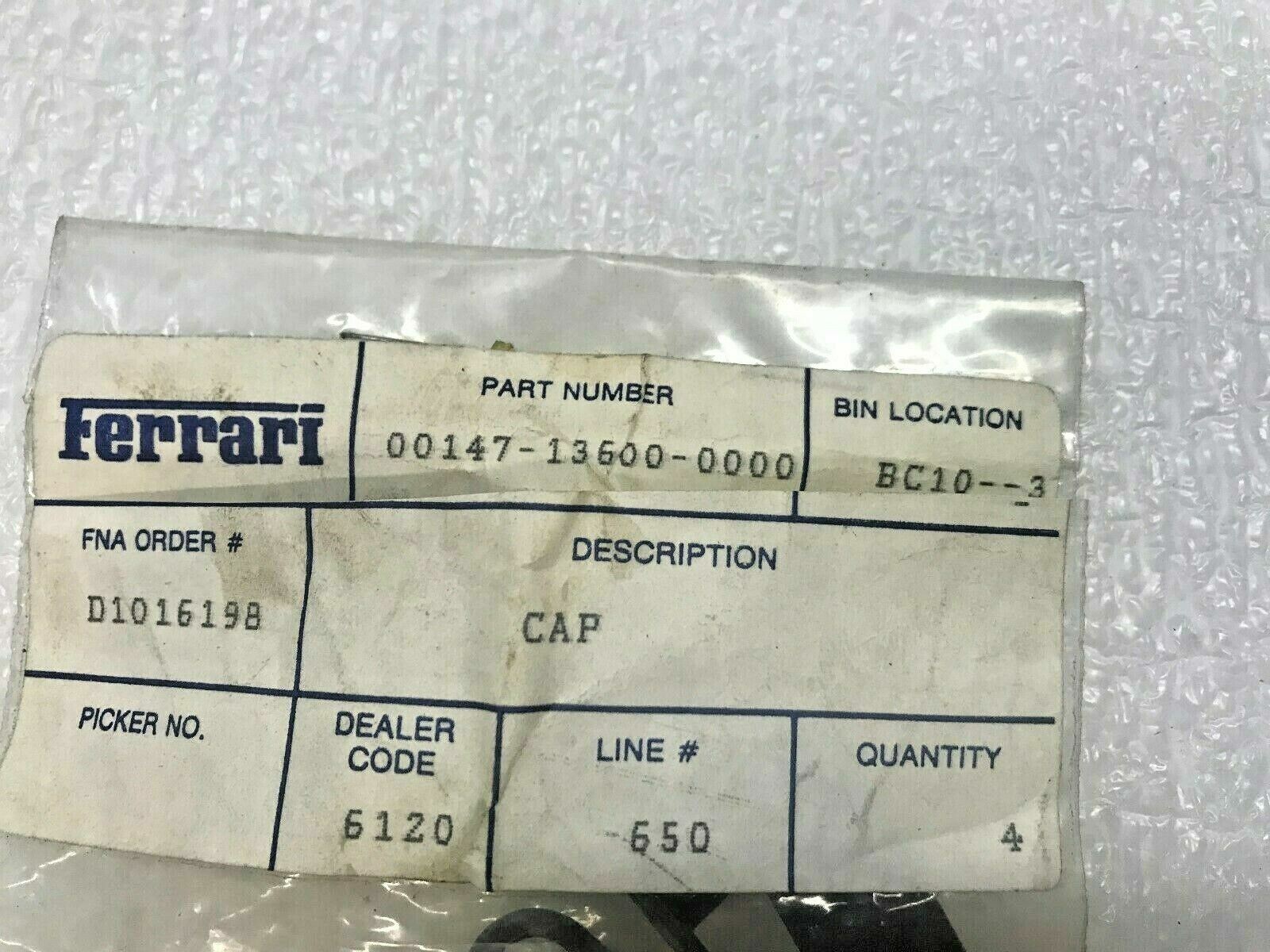 FERRARI 348 456 512 BRAKE CALIPER PROTECTION BOOT OEM 147136