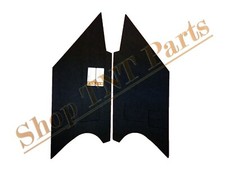 1971-1974 Dodge Charger Headliner Sail Panel Boards Plain Black B Body Mopar