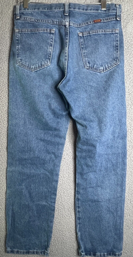 Rustler Men's Relaxed Fit Medium Wash Denim Jeans Blue Size 31X30 - Picture 9 of 11