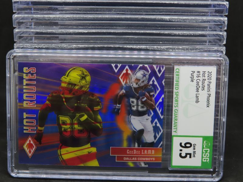 CeeDee Lamb Panini Phoenix Hot Routes #16 Purple