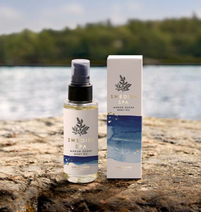 ORIFLAME SWEDISH SPA MIRROR OCEAN BODY OIL vitamin E canola almond hydrate skin | eBay