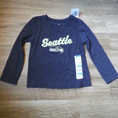 Girls Old Navy Gray Seattle Football shirt size 2T Long sleeve