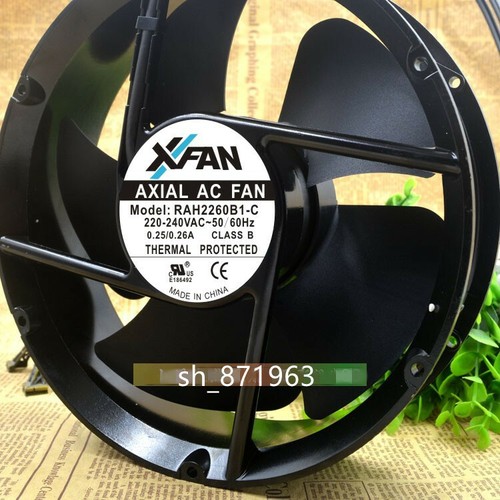 Round XFAN RAH2260B1C 220240v 0.25/0.26A high temperature cooling fan