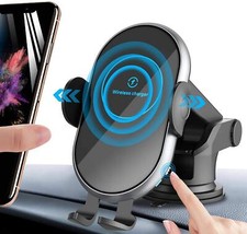 CAR WIRELESS CHARGER MOUNT DASHBOARD AIR VENT HOLDER FAST CHARGE 10W for PHONES