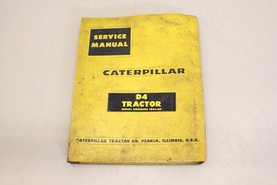 CATERPILLAR D4 Tractor Werkstatthandbuch Service Manual 702785