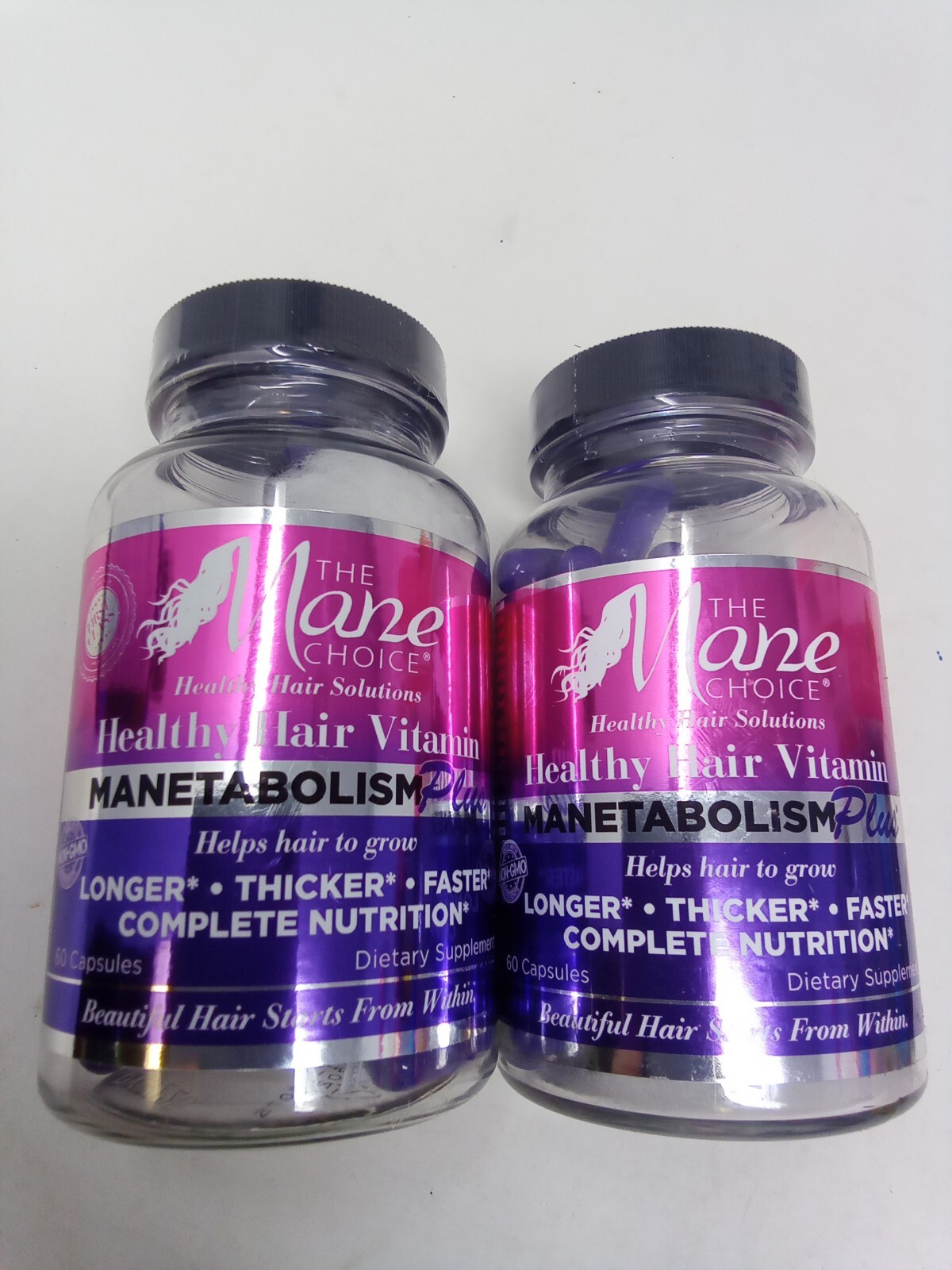 2x Mane Choice Plus Hair Growth Supplement Vitamins 60