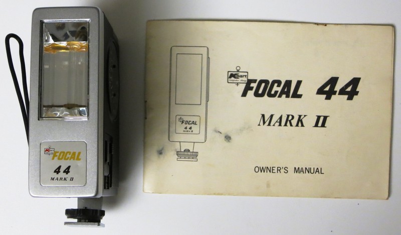 Camera Electronic Flash Focal 44 Series MARK II Kmart Manual Needs Cable VINTAGE