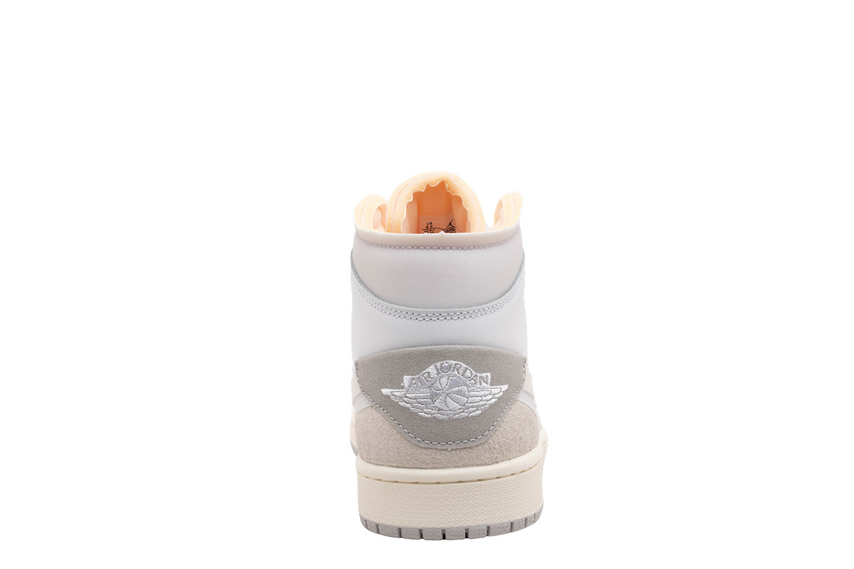 関税込み【NIKE】JORDAN 1 MID SE Craft White Light Nike Air Jordan 1 Mid SE GS Craft Pale Ivory Sail Shoes