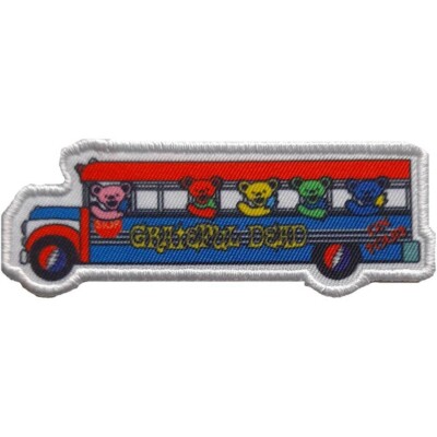 GRATEFUL DEAD Standard Patch: BUS OF DANCING BEARS: Official Merchandise gift
