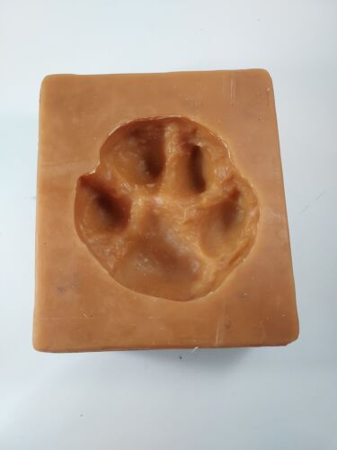Custom Made Rubber Mold WOLF FOOTPRINT Paw Print ALASKA #2 - Picture 3 of 10