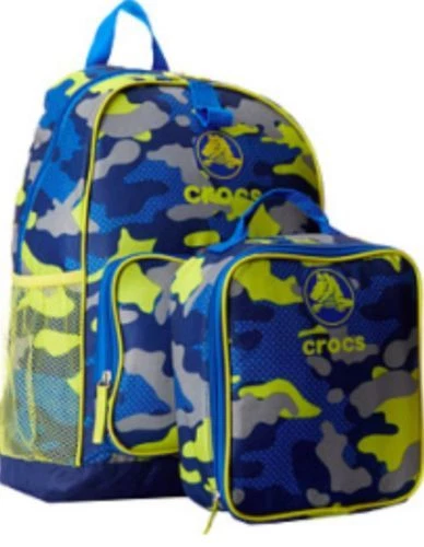 Childrens school bag Crocs rucksack and lunch bag | eBay