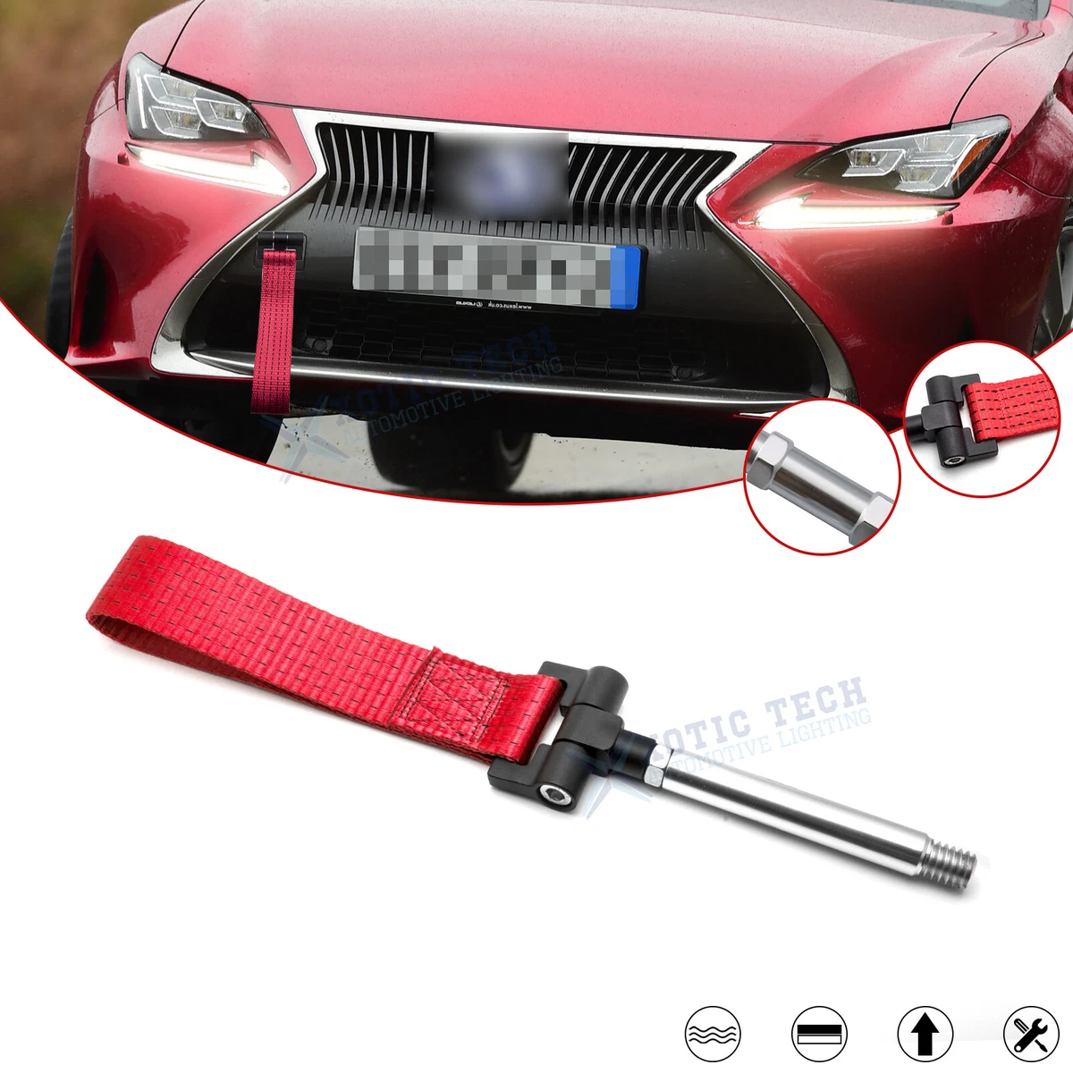Red Track Sport Racing Tow Hook Strip For Lexus IS IS250 IS350