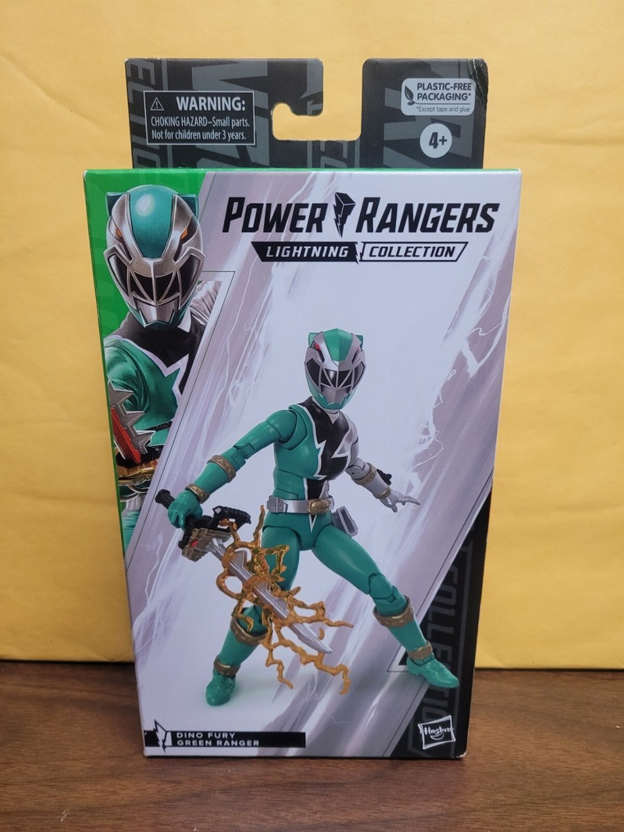 Power Rangers Lightning Collection Dino Fury Green Ranger – 15 Cm Action-Figur Mit Zubehör