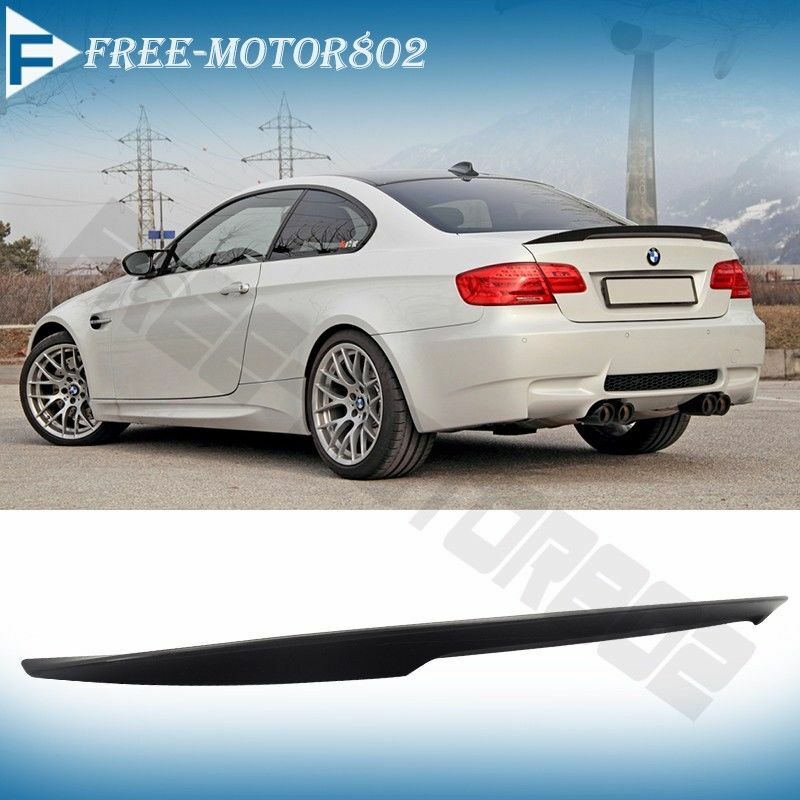 Spoiler Posteriore Per BMW E92 E93 2005-2012 - In ABS, Colore Nero Lucido, Stile M3