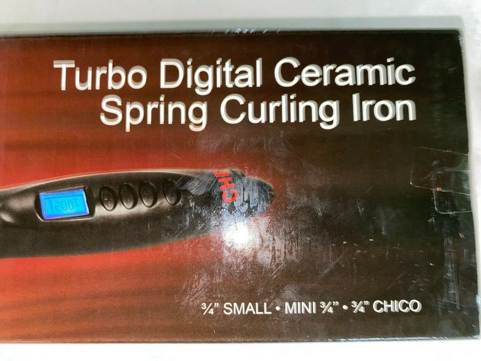 CHI Turbo Digital Ceramic Spring Curling Iron 3/4 in  - Image 2 of 4
