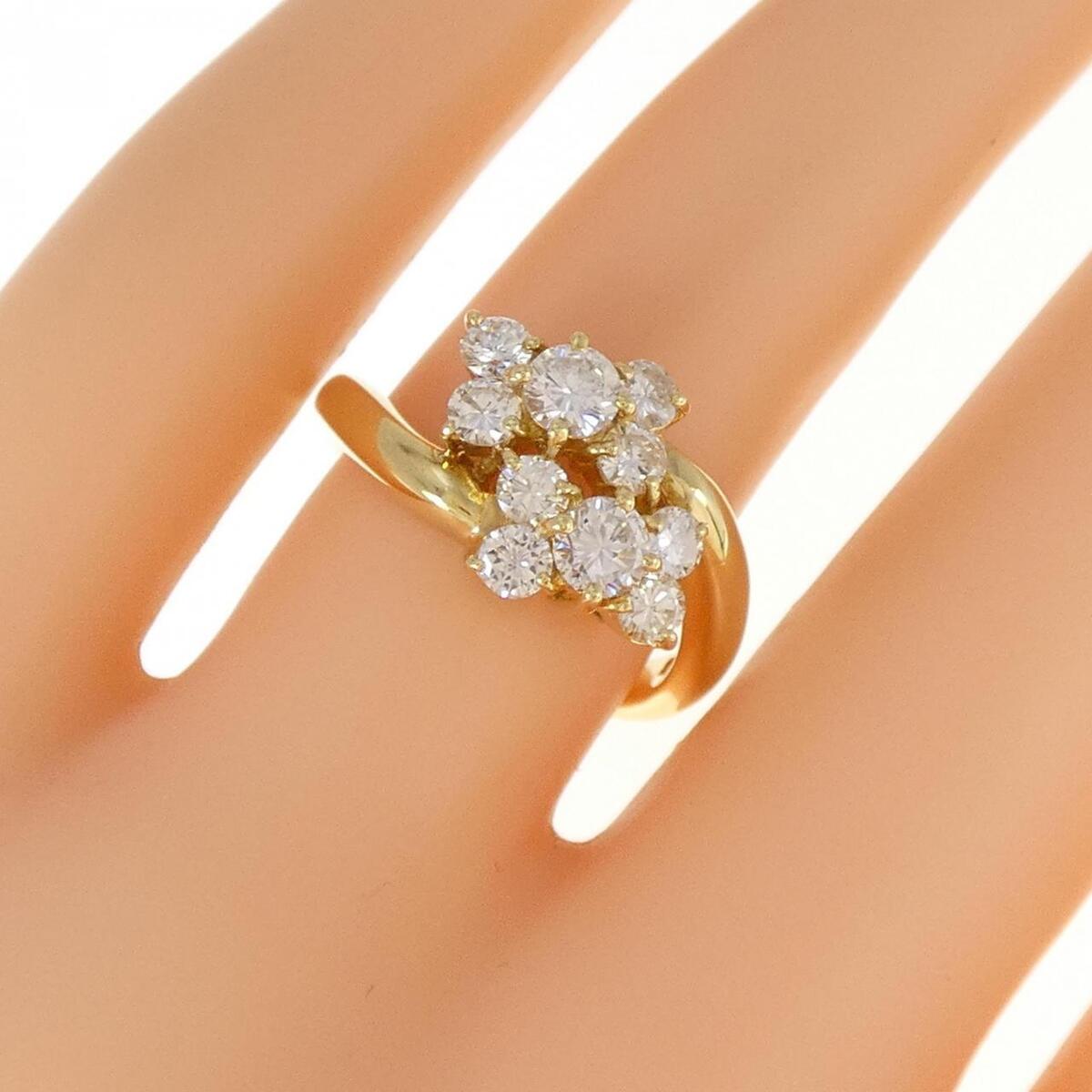 Authentic K18YG Diamond Ring 1.07CT #270-003-941-6695 | eBay Authentic K18YG Diamond Ring 1.07CT #270-003-941-6695 | eBay