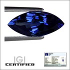 2.87 Ct IGI Certified A+ Natural D Block Tanzanite Marquise Cut Bluish Violet — photo 1