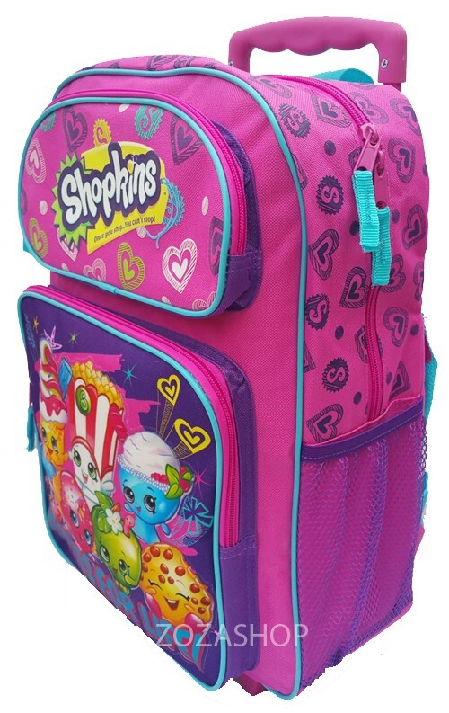 Shopkins Large School Roller 16" Large Backpack & Lunch Bag 2pc