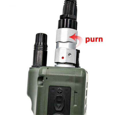 H-250 Radio Handset 6-Pin Tactical Handheld Speaker Mic for AN