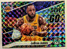 LeBron James 2019-20 Panini Mosaic Give and Go Silver Reactive Prizm HOT 🔥