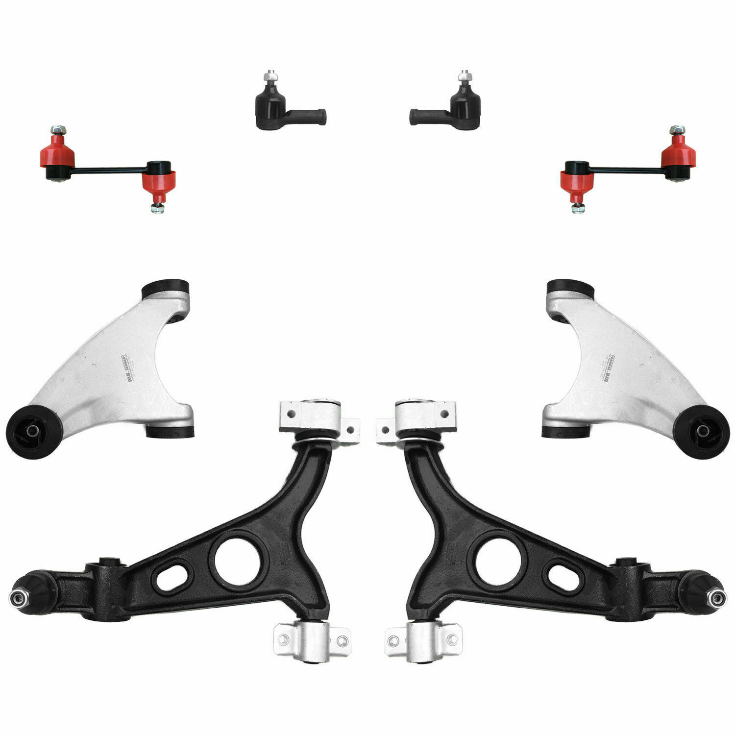Set Bracci A Sospensione In Alluminio Blu FriHobby Per 1/10 Losi Tenacity - Anteriori E Posteriori
