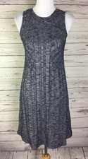 Gap Women's Heather Blue Sleeveless Knit Stretch Shift Dress Size XS