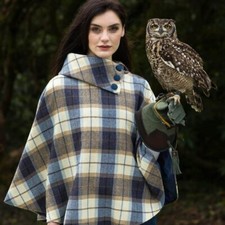 Ladies Irish Tweed Poncho (202)