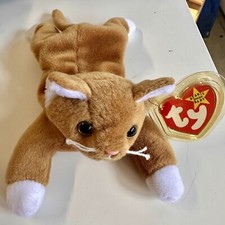 TY Beanie Baby - NIP The Cat 7.5 inch 