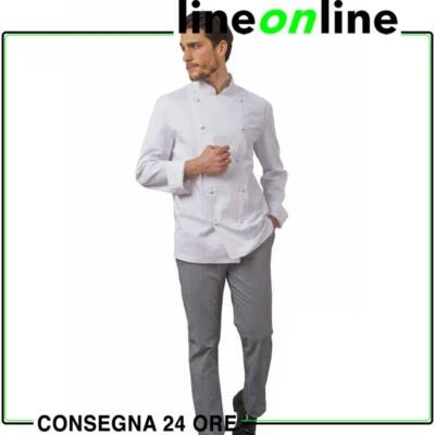 Pantaloni cuoco Siggi Step One quadretto art. 68SE0315 in cotone per uomo e d...