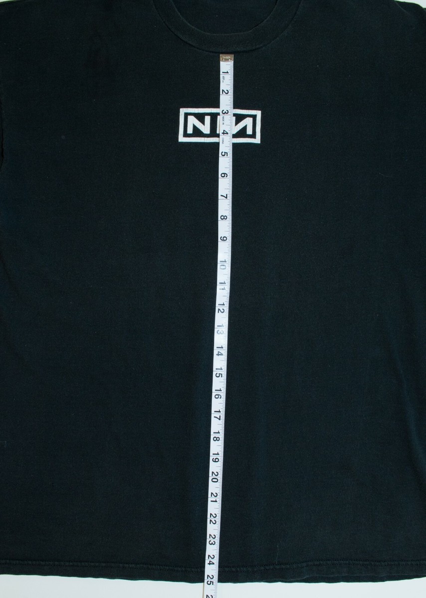 Vintage 90s Nine Inch Nails Logo Shirt Size XL Broken Vintage 90s Nine Inch Nails Logo Shirt Size XL Broken