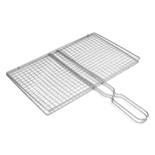 1Set Barbecue Grilling Basket Grill BBQ Net Steak Meat Fish Net Siz Vegetable Ki