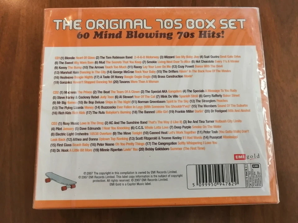 The  Original 70s Box Set / Gerry Rafferty, Blondie, KC (3CD, Nov-2007, EMI) NEW - Image 3 of 4