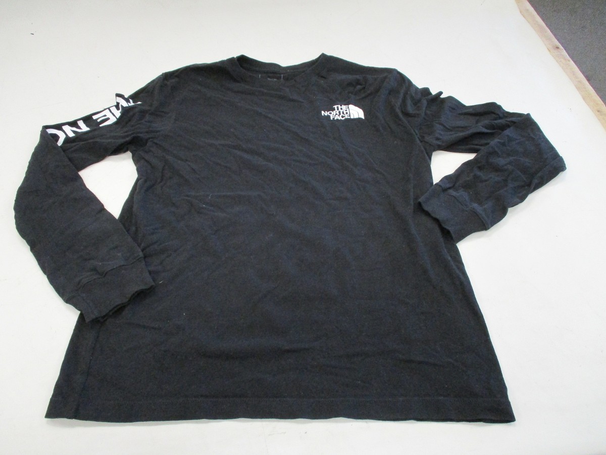 Tシャツ NORTH FACE WOMEN'S LONG SLEEVE T-SHIRT SIZE SIZE MEDIUM BLACK
