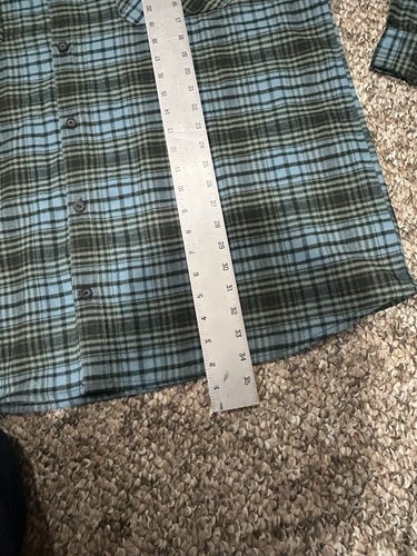 Neu mit Etikett Airwalk himmelblau kariertes langärmeliges Flanellhemd für Herren Big & Tall 3XL XXXL - Bild 10 von 11